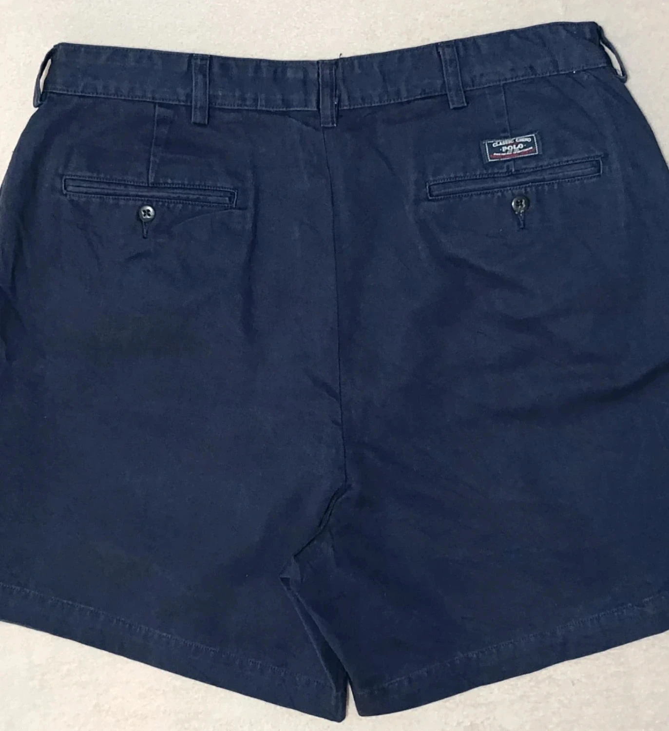 Navy blue Polo Ralph Lauren Vintage chino shorts Size 38 – photo 4